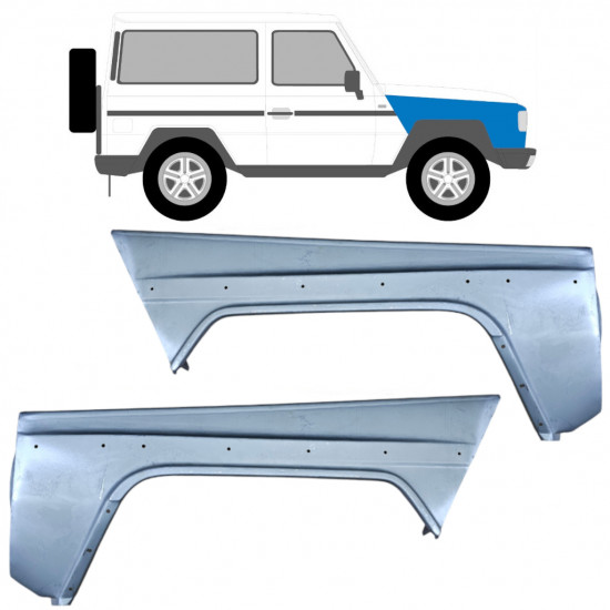 Přední blatník na Mercedes G-Class 1979-1992 / Levá+Pravá / Sada 9182