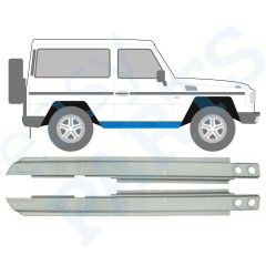 Kompletní práh na Mercedes G-Class W460 W461 W463 1979-2017 / Levá+Pravá / Sada 9820