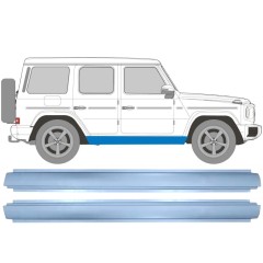 Opravný plech prahu na Mercedes G-Class W460 W461 W463 1979- / Levá = Pravá (symetrická) / Sada 10569
