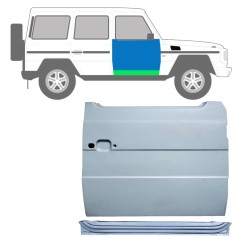 Opravný plech předních dveří vnitřní + vnější na Mercedes G-Class W460 W461 W463 1979- / Pravá / Sada 12035
