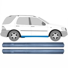 Opravný plech prahu na Mercedes M-Class ML W163 1998-2005 / Levá = Pravá (symetrická) / Sada 9517
