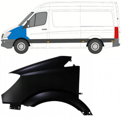 MERCEDES SPRINTER 2006-2013 PŘEDNÍ BLATNÍK / LEVÝ