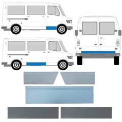 Opravný plech dveří na Mercedes T1 207-410 1977-1995 / Levá+Pravá / Sada 12633