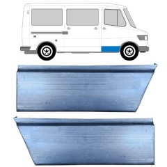 Opravný plech předních dveří na Mercedes T1 207-410 1977-1995 / Levá+Pravá / Sada 9564