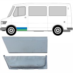 Opravný plech předních dveří vnitřní + vnější na Mercedes T1 207-410 1977-1995 / Levá / Sada 5234