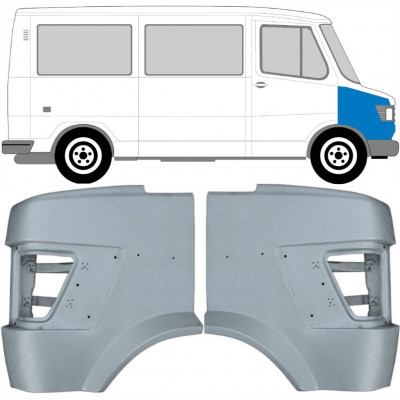 Přední blatník na Mercedes T1 1977-1996 / Levá+Pravá / Sada 9562