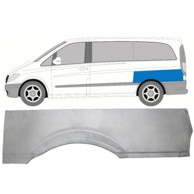 Lem zadního blatníku na Mercedes Vito 2003- / SWB / Levá 8284