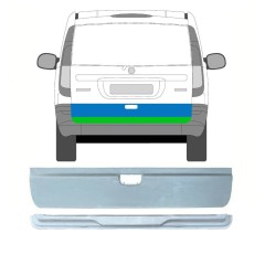 Opravný plech zadních dveří vnitřní + vnější na Mercedes Vito W639 2003-2014 / Sada 9784