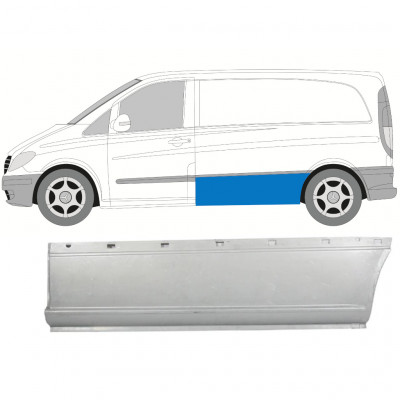 MERCEDES VITO 2003-2014 KRÁTKÝ ROZVOR KOL STRANA OPRAVNÝ PANEL / LEVÝ