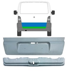 Opravný plech zadních dveří vnitřní + vnější na Mercedes Vito I W638 1996-2003 / Sada 9591