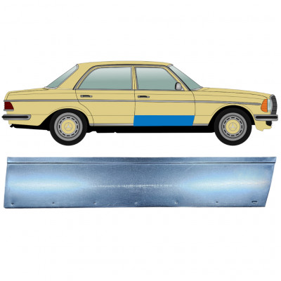 Opravný plech předních dveří na Mercedes W123 1975-1985 / Pravá 6770