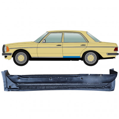 Opravný plech zadních dveří vnitřní na Mercedes W123 1975-1985 / Levá 6777