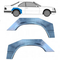 Lem zadního blatníku na Mercedes W124 1984-1997 / Levá+Pravá / COUPE / Sada 9233