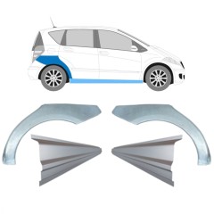 Opravný plech prahu + zadního blatníku na Mercedes A-Class W169 2004-2012 / Sada 11316