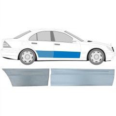 Opravný plech předních + zadních dveří na Mercedes C-Class W203 2000-2007 / Pravá / Sada 10673