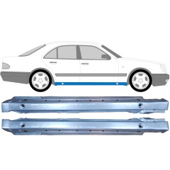 Kompletní práh na Mercedes E-Class W210 1995-2003 / Levá+Pravá / Sada 10428