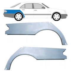Lem zadního blatníku na Mercedes E-Class W210 1995-2003 / Levá+Pravá / Sada 9455