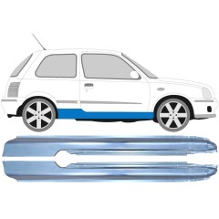 Kompletní práh na Nissan Micra K11 1992-2003 / Levá+Pravá / Sada 10570