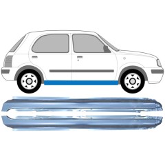 Kompletní práh na Nissan Micra K11 1992-2003 / Levá+Pravá / Sada 9640