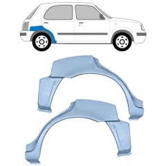 Lem zadního blatníku na Nissan Micra K11 1992-2003 / Levá+Pravá / Sada 9639