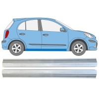 Opravný plech prahu na Nissan Micra K13 2010-2017 / Levá+Pravá / Sada 15215