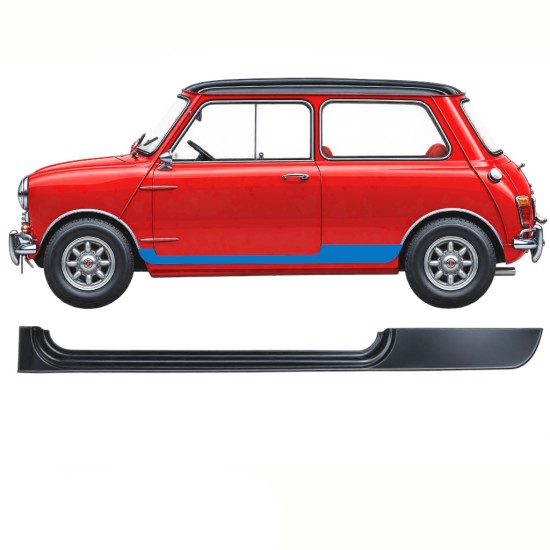 Kompletní práh na Austin Mini Cooper 1959-1969 / Levá 10876