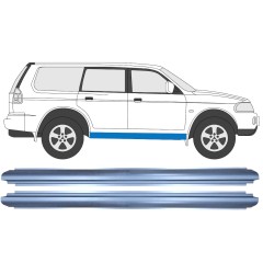 Opravný plech prahu na Mitsubishi Pajero Sport 1996-2008 / Levá = Pravá (symetrická) / Sada 10084