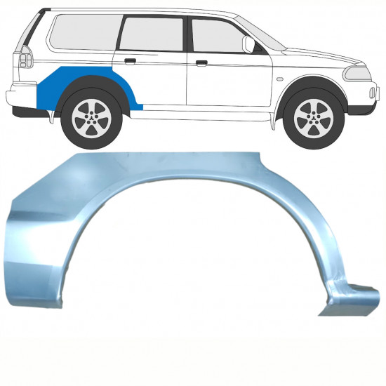 Lem zadního blatníku na Mitsubishi Pajero Sport 1996-2008 / Pravá 8081