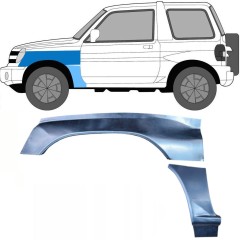 Opravný plech předního blatníku na Mitsubishi Pajero Pinin 1998-2007 / Levá / Sada 10056