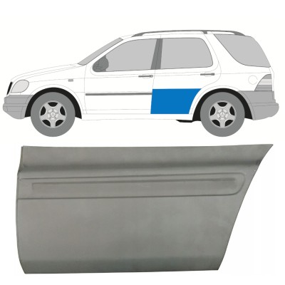 Opravný plech zadních dveří na Mercedes M-Class ML W163 1998-2005 / Levá 16091