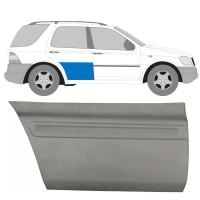 Opravný plech zadních dveří na Mercedes M-Class ML W163 1998-2005 / Pravá 16090