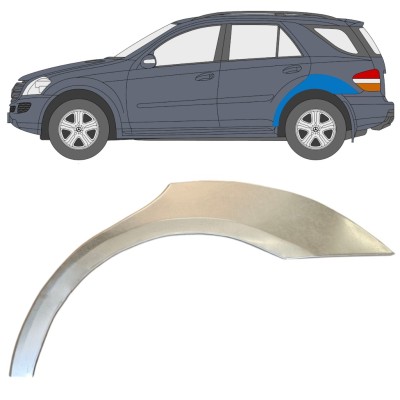 Lem zadního blatníku na Mercedes-Benz M-Class ML W164 2005-2011 / Levá 14930