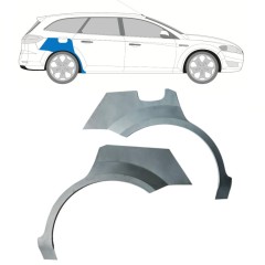 Lem zadního blatníku na Ford Mondeo 2007-2010 / Levá+Pravá / COMBI / SEDAN / Sada 16849