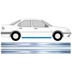 Opravný plech prahu na Ford Mondeo 1993-2000 / Levá+Pravá / Sada 12597