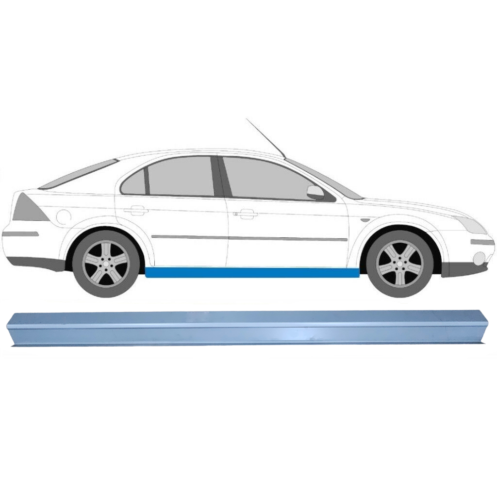 Opravný Plech Prahu Na Ford Mondeo 2000-2007 / Levá = Pravá (Symetrická) 6611