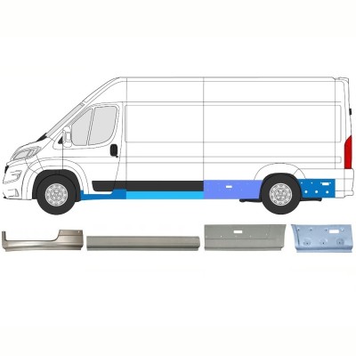 Opravný plech sada na Opel Movano 2021-2026 / Levá 16808