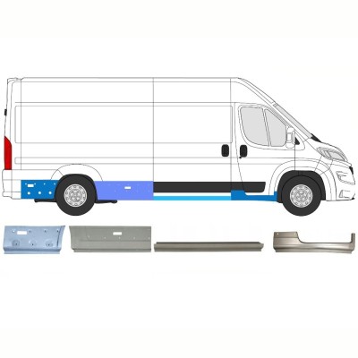 Opravný plech sada na Opel Movano 2021-2026 / Pravá 16807