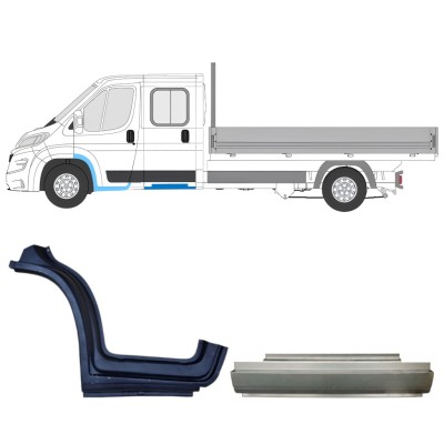 Opravný plech sada na Opel Movano 2021-2026 / Levá 16435