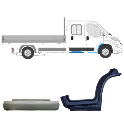 Opravný plech sada na Opel Movano 2021-2026 / Pravá 16434