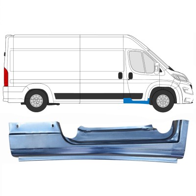 Opravný plech prahu předních dveří na Opel Movano 2021-2026 / Pravá 16417