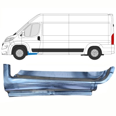 Opravný plech prahu předních dveří na Opel Movano 2021-2026 / Levá 16415