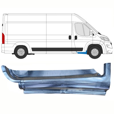 Opravný plech prahu předních dveří na Opel Movano 2021-2026 / Pravá 16414