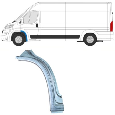 Opravný plech předního podběhu na Opel Movano 2021-2026 / Levá 16410