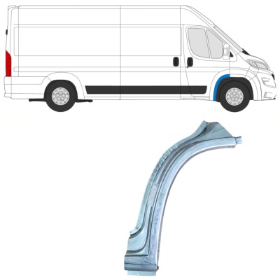 Opravný plech předního podběhu na Opel Movano 2021-2026 / Pravá 16409