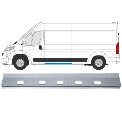 Opravný plech prahu vnitřní na Opel Movano 2021-2026 / Levá = Pravá (symetrická) 16484