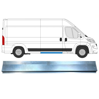 Opravný plech prahu vnitřní na Opel Movano 2021-2026 / Levá = Pravá (symetrická) 16474