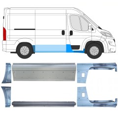 Opravný plech sada na Opel Movano 2021-2026 / Levá+Pravá 16535
