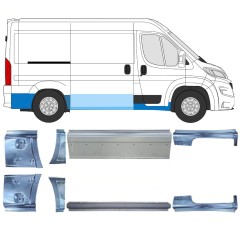 Opravný plech sada na Opel Movano 2021-2026 / Levá+Pravá 16534