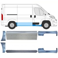 Opravný plech sada na Opel Movano 2021-2026 / Levá+Pravá 16536