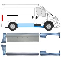 Opravný plech sada na Opel Movano 2021-2026 / Levá+Pravá 16536